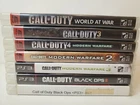 Call Of Duty Lot Of 7 PS3 World At War Black Ops 1&2 Modern Warfare 2&3 COD 3&4