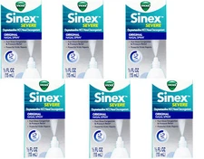Vicks Sinex Severe Original Nasal Spray Congestion Relief, 0.50 fl oz - 6 Pack