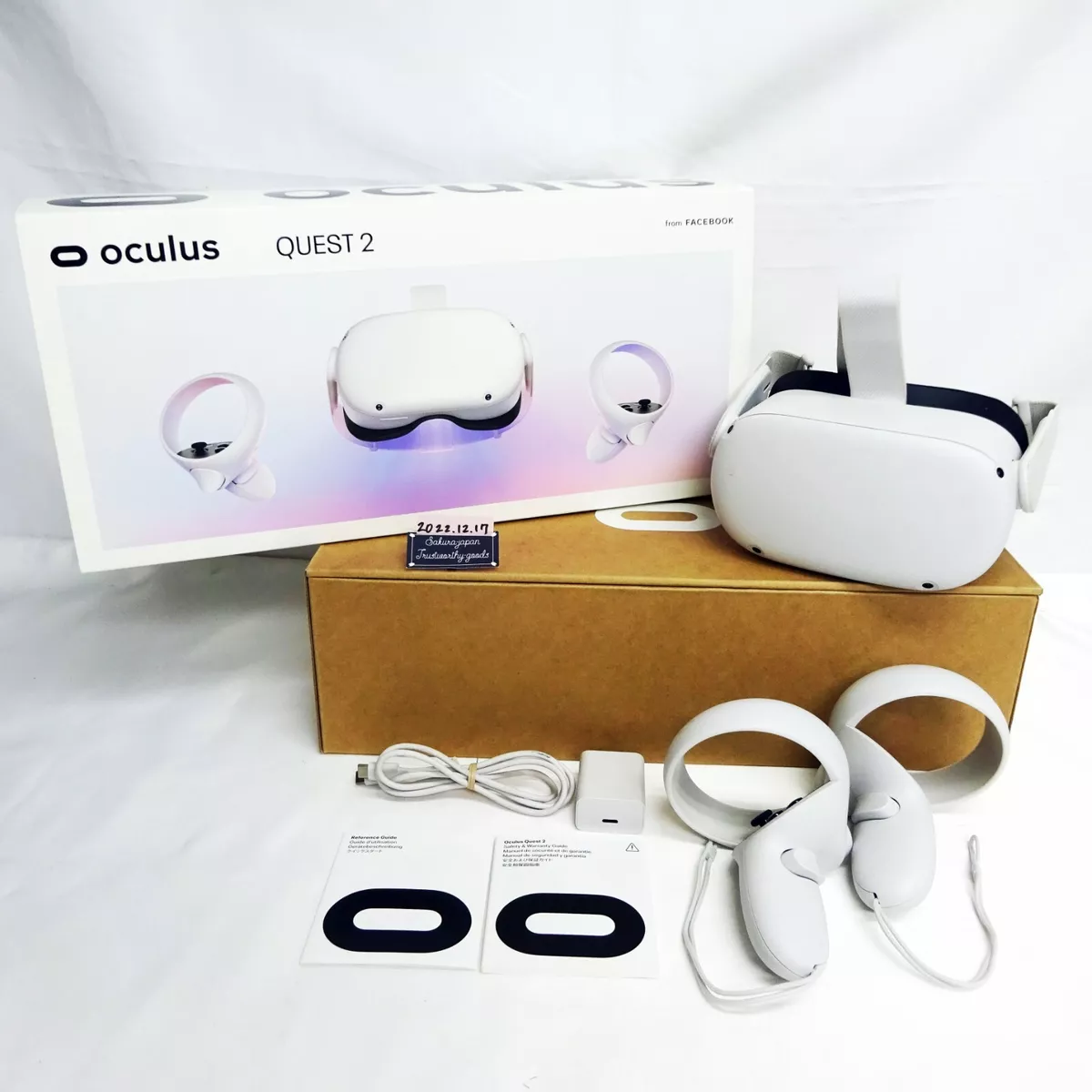 Oculus Quest 2 / VR All-In-One Game Headset System White Used eBay