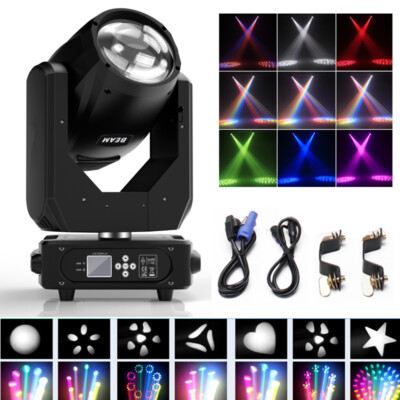 400W RGBW Moving Head Light Gobo LED Beam Stage Spotlighting DJ Disco Show DMX