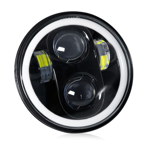5.75 Zoll Motorrad Hi/Lo LED Scheinwerfer passend für 1997-2015 Jeep Wrangler - Bild 7 von 10