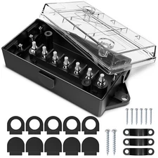 7 Gang Trailer Wire Connection Box -7 Way Electrical Trailer Junction Box US