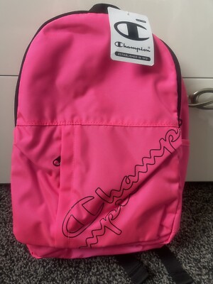Champion Brand Print Rucksack 33'' L x 35'' H x 9'' B cm, pink und schwarz