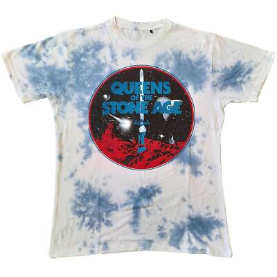 Queens Of The Stone Age Branca Sword Dip-Dye T-Shirt NEW OFFICIAL