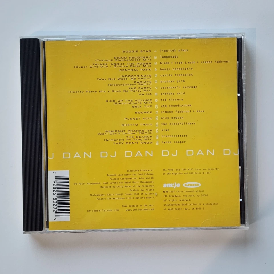 DJ Dan Urb Mix Volume 2 CD House Funky Acid Music 1997 Smile Productions - Image 4 of 4