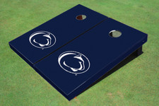 Penn State University Nittany Lions Navy Blue Matching Solid Cornhole Boards