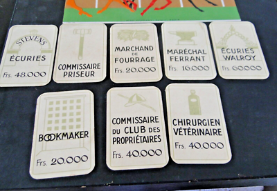 JEU ASCOT TOTOPOLY MIRO COURSE DE CHEVAUX. ( Excellente État ) | UK