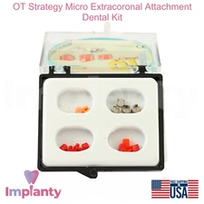 Dental OT Strategy Micro Extrac0ronal Attachment Kit Silicone Parallel Support