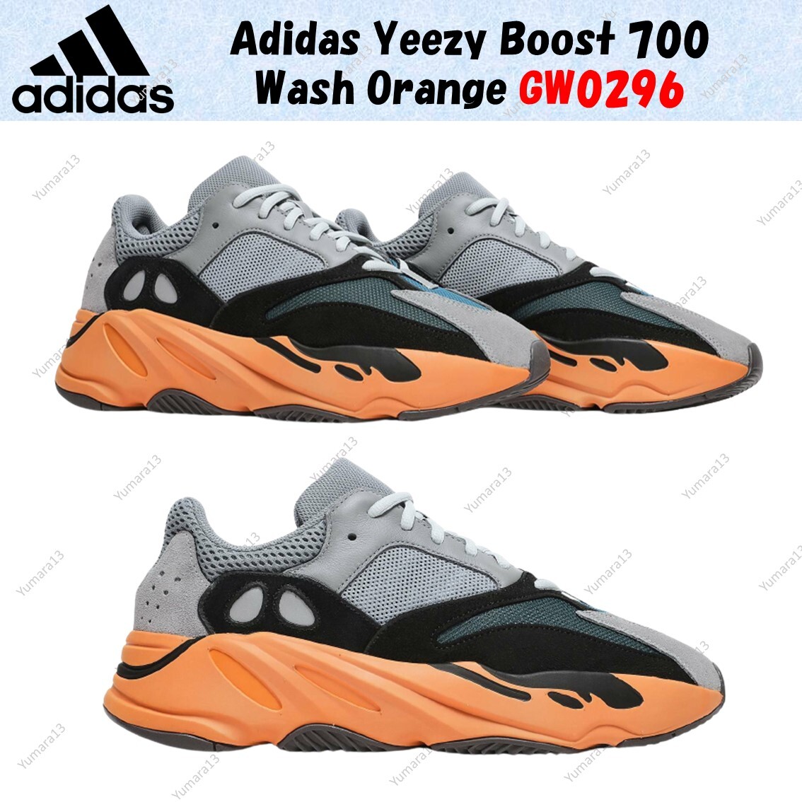 Adidas Yeezy Boost 700 Wash Orange Gray GW0296 Men's Size | eBay Adidas Yeezy Boost 700 Wash Orange Gray GW0296 Men's Size | eBay