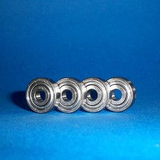 4 Kugellager SS 608 ZZ / 8 x 22 x 7 mm / Edelstahl rostfrei