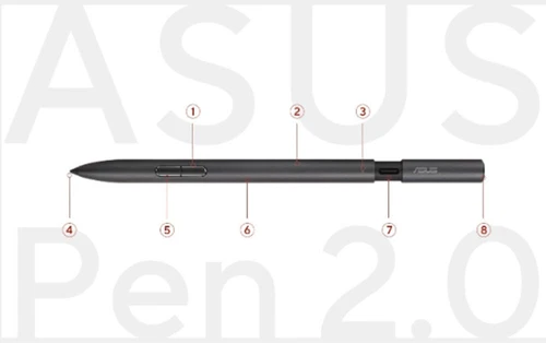 Original ASUS Pen 2.0 SA203H Stylus Capacitive Pen For MPP 2.0 Windows Microsoft - Picture 19 of 19