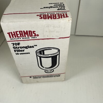 THERMOS 70F STRONGLAS FILLER 10 OUNCE NEW IN THE BOX