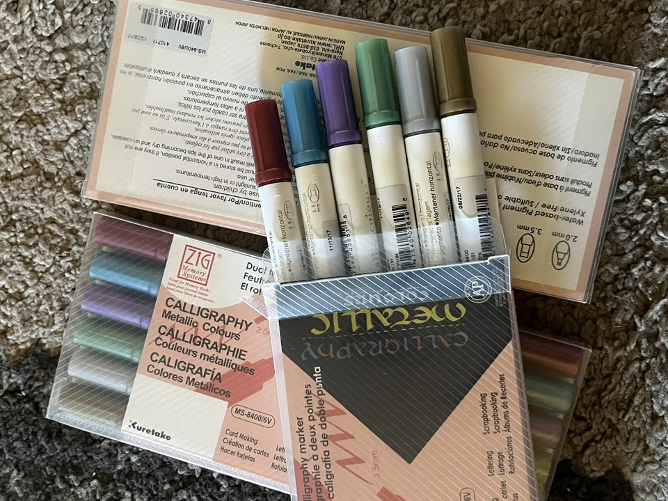 Sistema de memoria Zig Writer colores metálicos 2,0 mm/3,5 mm Foto 2 de 4