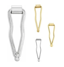 14K Solid Gold Figure Eight 8 Safety Catch Bracelet Clasp Component Part Finding