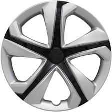 One Single Honda Civic Lx Style 16 Silver Black Hubcap Wheel Cover 520-16sb
