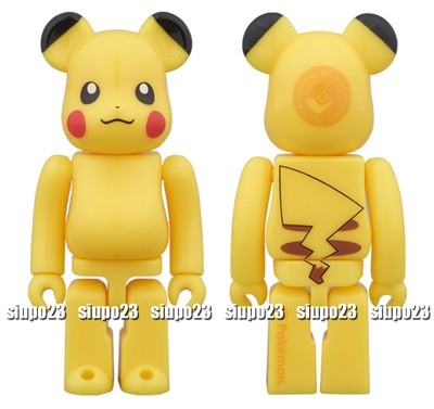 Medicom 100% Bearbrick ~ Pikachu Be@rbrick Pokemon Center Sky Tree Town Limited | eBay