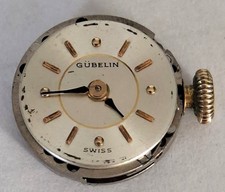 GUBELIN VINTAGE WATCH FELSA 22  MOVEMENT WORKING Running Great