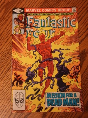 Fantastic Four #233 Marvel John Byrne Newsstand 1981 Bronze Age