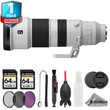 Sony FE 400-800mm f/6.3-8 G OSS Lens - 10pc 128GB Memory Bundle 1 Yr Warranty