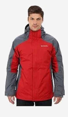 Columbia Men's Eager Air Interchange 3-in-1 Jacket / (Red/ Gray)  XL  MSRP $ 250