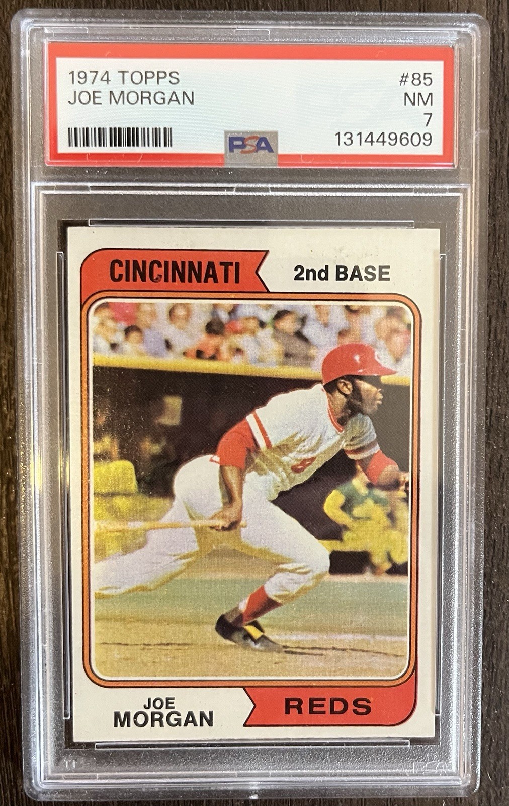 PSA 7 1974 Topps - Joe Morgan #85