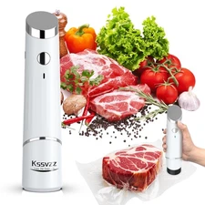 Handheld Vacuum Sealer for Food - Compact Food Vacuum Sealer Machine for Trav...