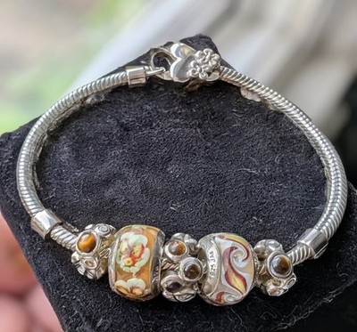  Authentisches Lovelinks by Aagaard 925 Silber Bettelarmband 19 cm 28 g  