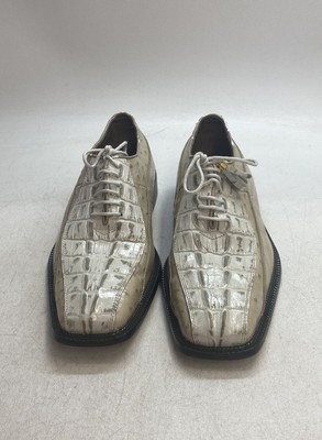 Marco Vicci Exotic Print Ostrich Alligator Oxford Dress  display picture 2