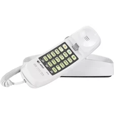 AT&T 210 Trimline Corded Phone Single Line Wall-Mountable Works in Power Outage