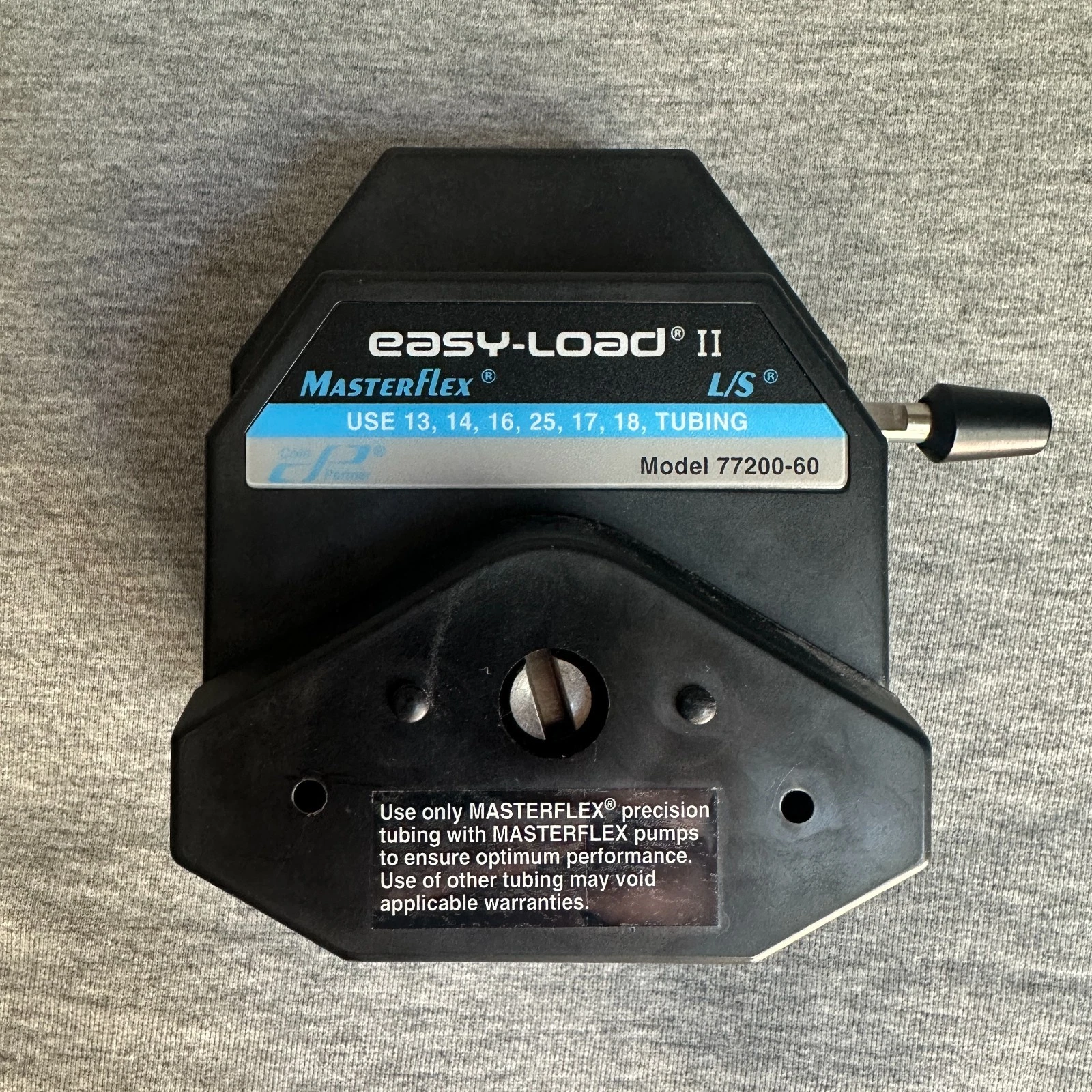 Cole Parmer Masterflex LS Easy-Load II Perialastic Pump Head 77200-60