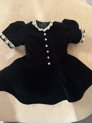 American Girl Pleasant Co Molly Evergreen Velvet Christmas Dress Vintage