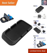 Versatile Car Dashboard Anti-Slip Mat - Space-Saving Solution for Phones Keys