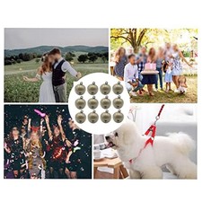 12 PEZZI Campane Jingle in Rame per Artigianato Creativo e Celebrazioni Festive