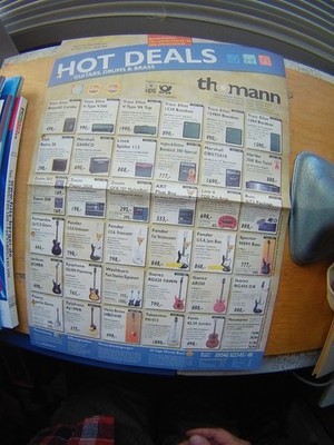 Musikhaus thomann-Katalog-3/2000-Guitars usw.-HOT DEALS-7. Jahrgang-4 S.