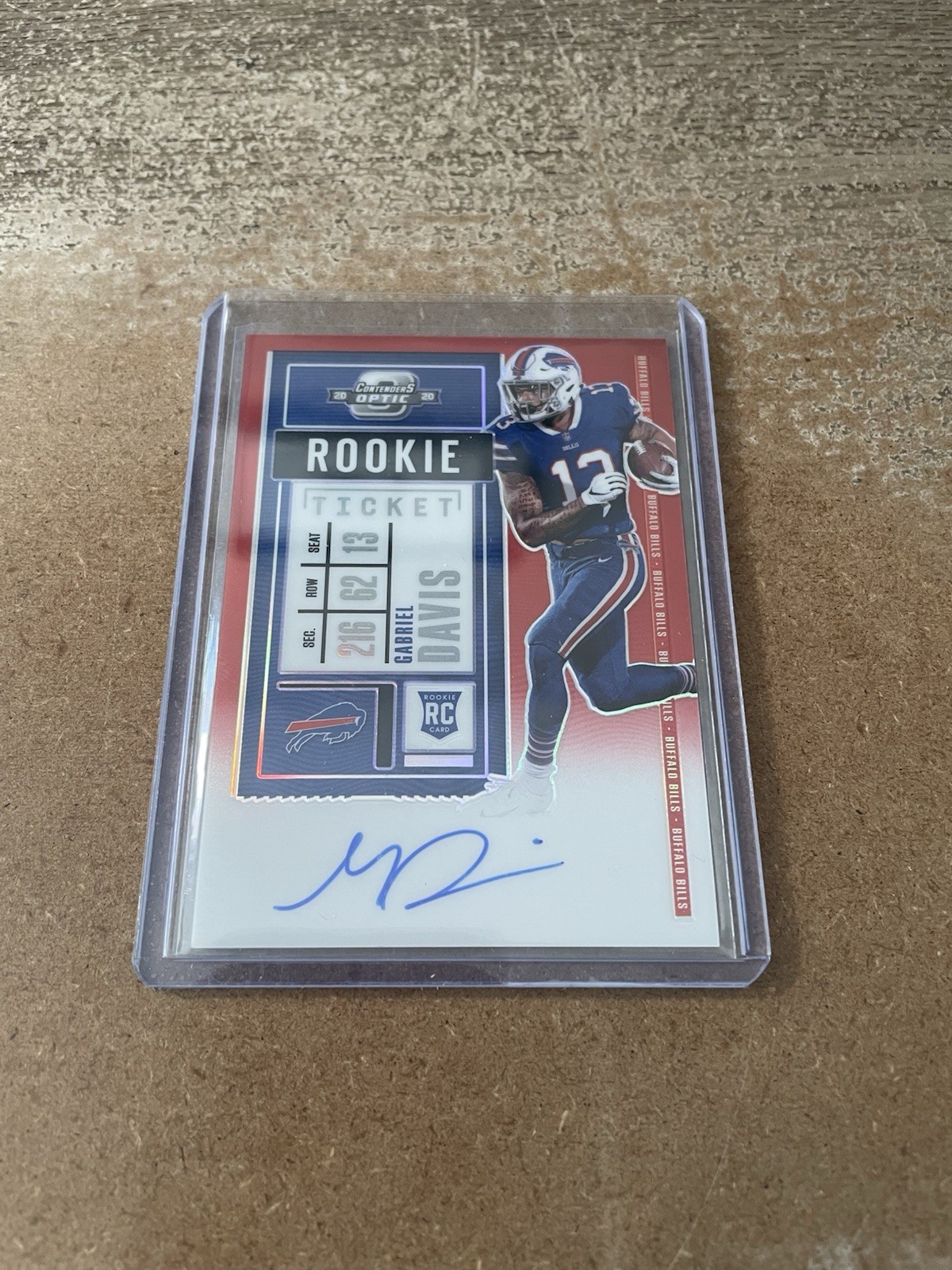 2020 Panini Contenders Gabriel Davis Rookie Ticket RPS Auto /199 RC #139