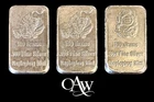 Hayleybug Mint *RARE SET* 3 - 100 gram .999 Fine silver Bars HB 062/150 9.65 OZ