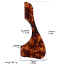 For Acoustic Guitar Pick Guard Scratch Plate Self Adhesive Replacement