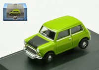 Oxford 1/76 Classic Mini Lime Green Modellbau Statisches Modell Diecast