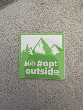 REI STICKER - RARE - 1ST YEAR VINTAGE RELEASE OPTOUTSIDE
