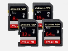 Extreme PRO SD Memory Card 16Gb 32Gb 64GB 128Gb 256Gb 512Gb SDHC Flash 4 Camera