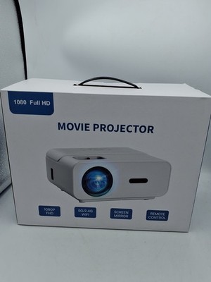 Giaomar Full HD 1080P LED Projektor  Beamer 13000Lumens Mit 4K Unterstützung