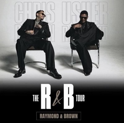 The R&B Tour Usher Raymond & Chris Brown 8/7/26 7PM MetLife 111C ROW 3