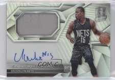 2016-17 Panini Spectra Rookie Jersey 214/300 Isaiah Whitehead #107 Auto 0o9