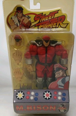 Capcom SOTA Toys Street Fighter M. Bison Round 1 Action Figure 2005 PLEASE READ