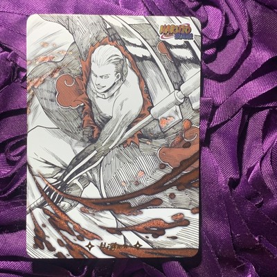 Hidan NARUTO Crystal Anime Waifu ACG Girl Holo Card
