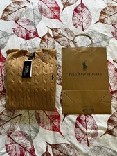 Maglione uomo  Polo Ralph Lauren Marrone    – Taglia L – Nuovo con cartellino