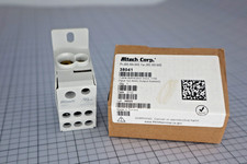 ALTECH CORP 38041 1 POLE Distribution Block 125A, Input 1x2 AWG, Out 6x6 AWG