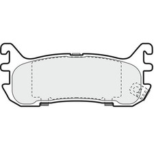 Apec Blue Brake Pads - Rear Pd3473 - For Mazda 323 Eunos Familia Lantis Mx5 Apec Blue Brake Pads - Rear Pd3473 - For Mazda 323 Eunos Familia Lantis Mx5