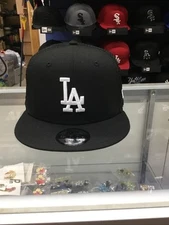 New Era 9Fifty LA  Dodgers Black And White SnapBack