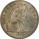 1860 Liberty Seated Dollar MS62 PCGS 51297438